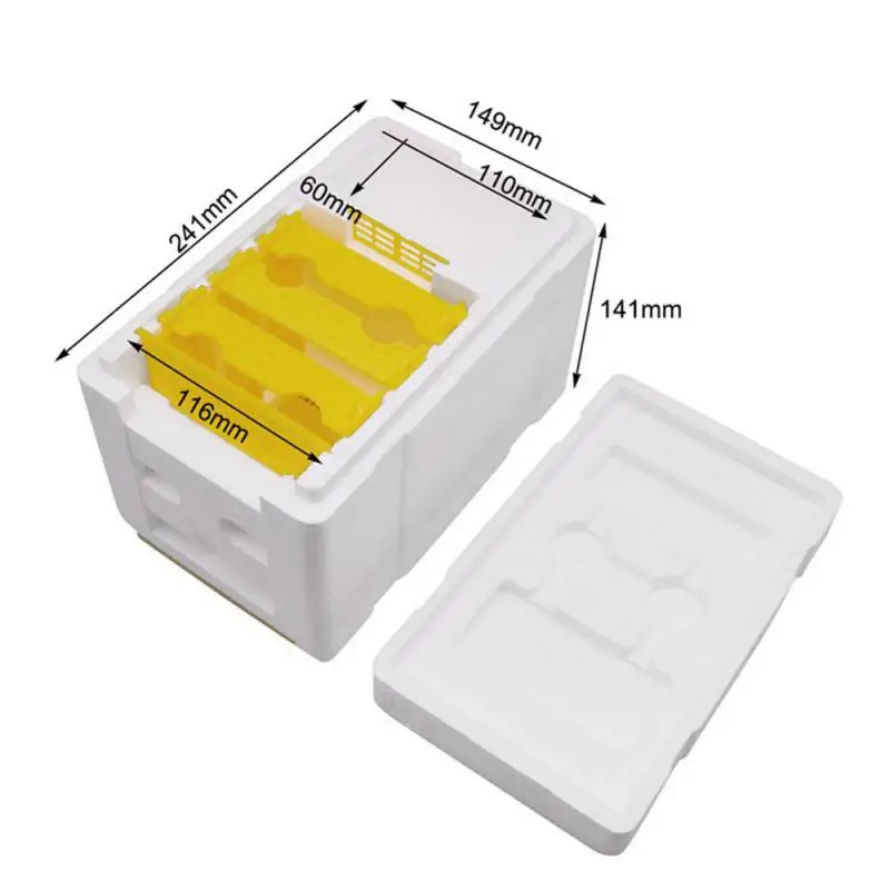 1PCS Beehive Beekeeping Queen Bee Rearing Mating Foam Pollination Box Garden Bee Hives Breeding Pollination Beekeeping Supplies