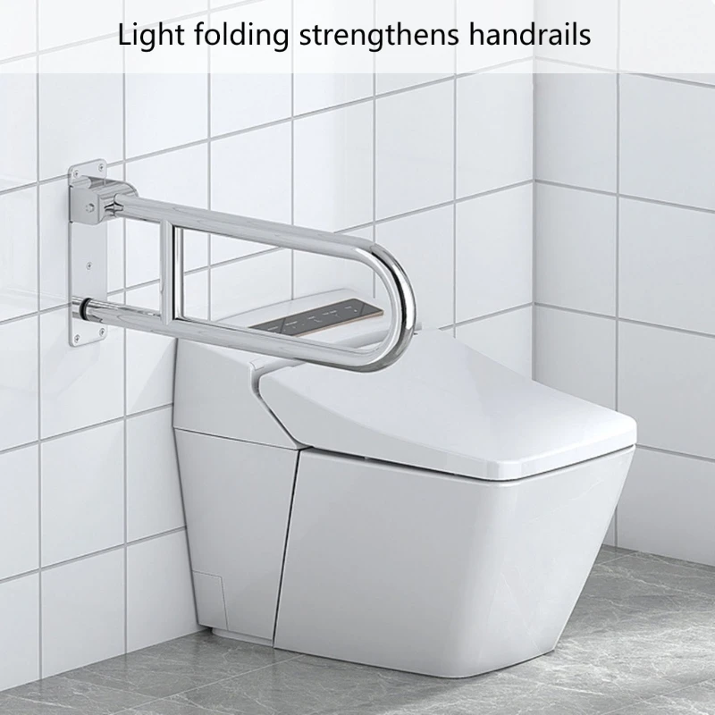 Foldable Non-slip Toilet Arm for Elderly, Household, Pregnant Women, Bathroom, Disabled