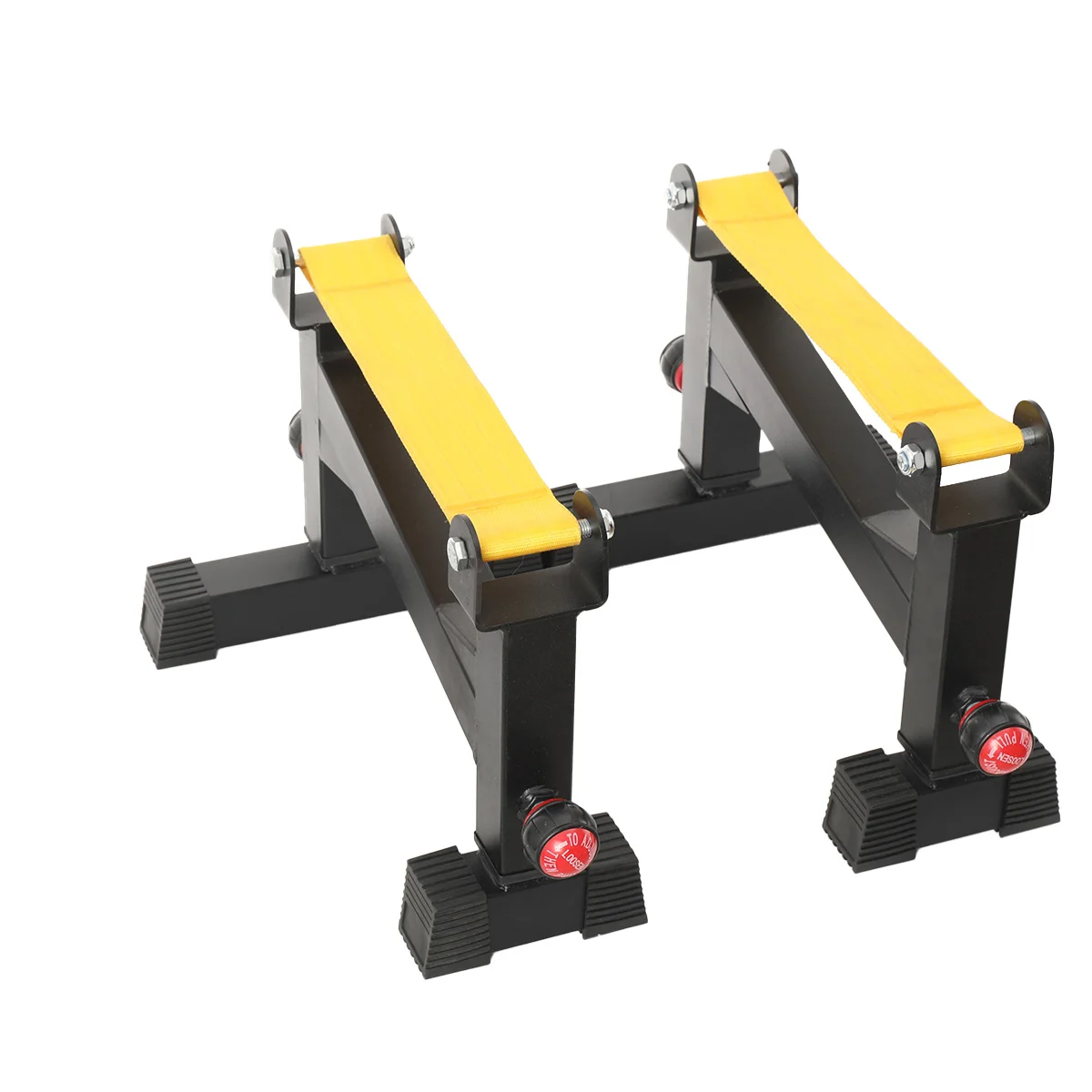 2Pcs Gym Hard Pull Puffer Rack Haushalts Hilfe Hohe Tisch Fünf-Gang Einstellbare Pull Puffer Tisch Einstellbare Kreuzheben rahmen – Detail 12