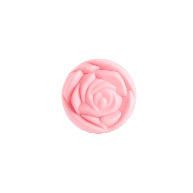 6 pcs 20ml 플라스틱 화장품 용기 립 밤 크림에 대 한 뚜껑을 가진 로즈 모양의 명확한 항아리 DIY 메이크업 화장품 샘플 항아리