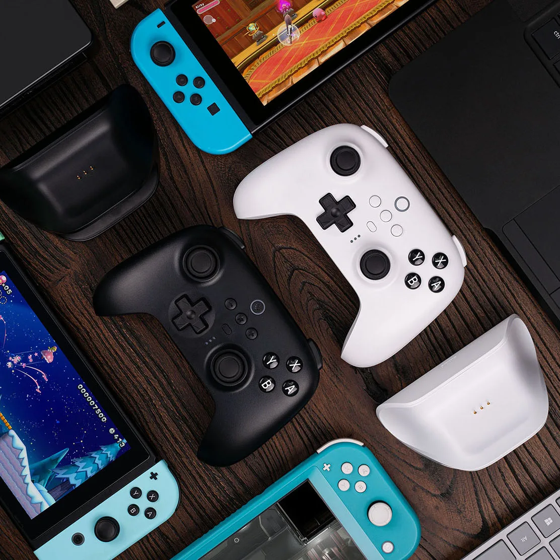 AKNES 8Bitdo Ƽ  Ʈѷ,  ũ ,  е, Ȧ ȿ  ̽ƽ, ġ  PC