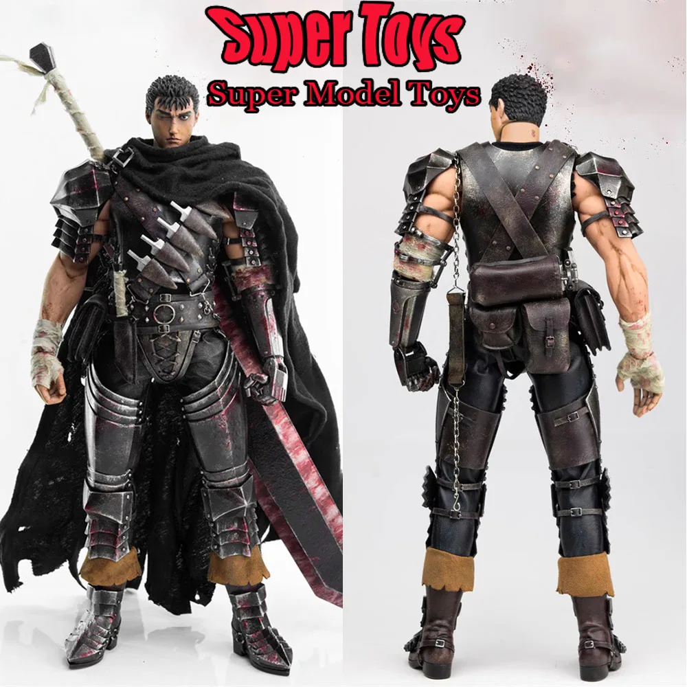 In Magazzino Threezero Muslim1/6 Scala Soldato Maschio Berserk Nero Spadaccino Budella Set Completo Di Giocattoli Modello Action Figure Da 12 Pollici