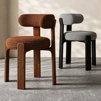 Chaises de salle à manger nordiques confortables, design relaxant, chaise de salle à manger minimaliste, mobilier de salle d'attente et de salle à manger 2