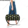Funny Avocado Cat Gym Bag Animal Travel Training Sports Bags Men Pattern with Shoes Vintage Fitness Bag Outdoor Handbags 5