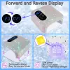 Rechargeable UV LED Nail Lamp 72W Wireless Nail Dryer with Crystals Professional UV Cabin for Gel Nails Dryer Manicure Lamp 5
