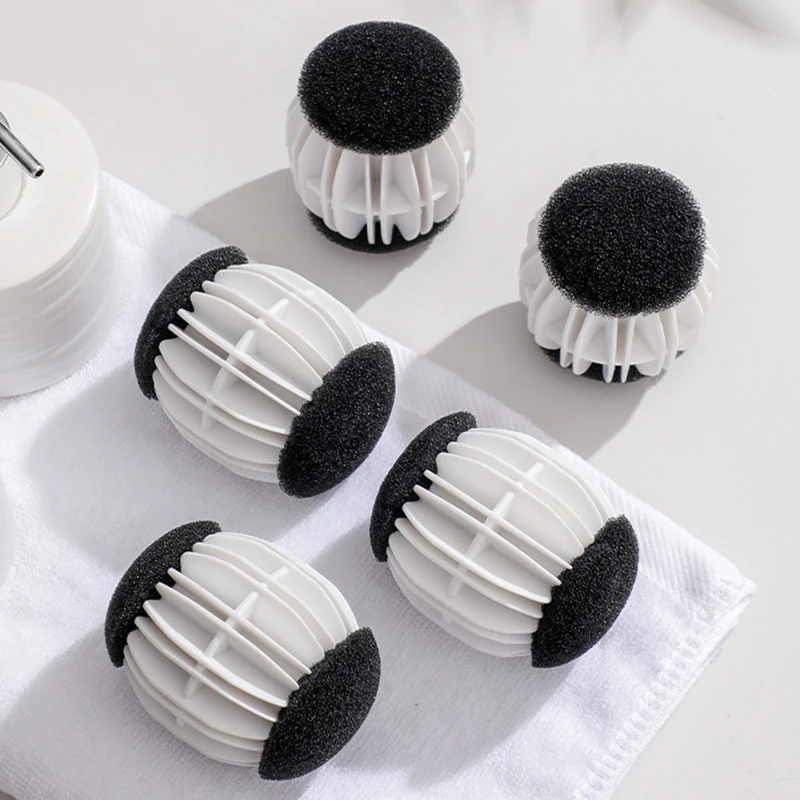 2pcs Anti-winding Laundry Balls Washing Machine Floating Fluff Filters Magic Pet Hair Catcher Reusable Laundry Cleaning Tools
