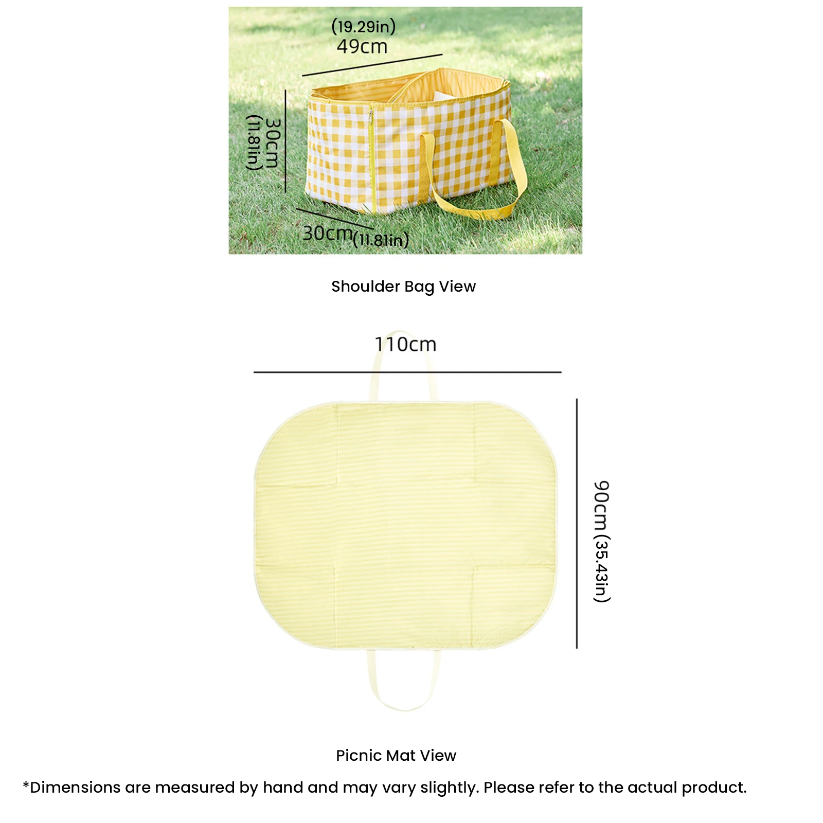 2 in 1 경량 피크닉 매트 수납 가방 알루미늄 필름 비치 블랭킷 피크닉 가방 접이식 캠핑 매트 (정원, 공원, 여행용)