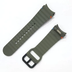 Eco - Friendly Comfort Silicone Watch Strap with Quick - Switch Band Mechanism - S M (Army Green)