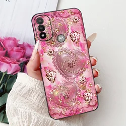 Luxury Pattern Soft Silicone Case - Stylish Protective Cover - Motorola Moto E40 (862)