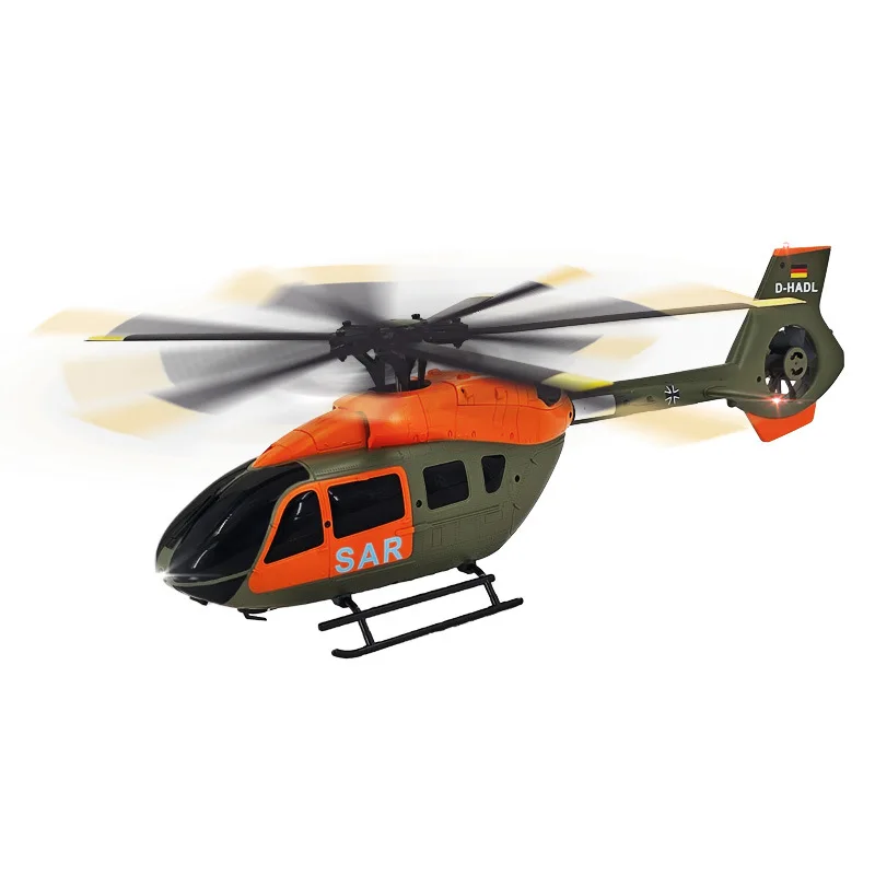 New C190 Six Channel Single Blade Brushless Remote Control Helicopter Military Aviation Toy Simulation Helicopter Toy Boy'S Toy 6