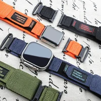 Bracelet DulNylon pour Apple Watch, Ultra 2 Band, 49mm, 44mm, 41mm, 45mm, 46mm, 42mm, Bracelet pour IWatch Series 10, 9, 8, 7, 6, 5, 4 Sports 2