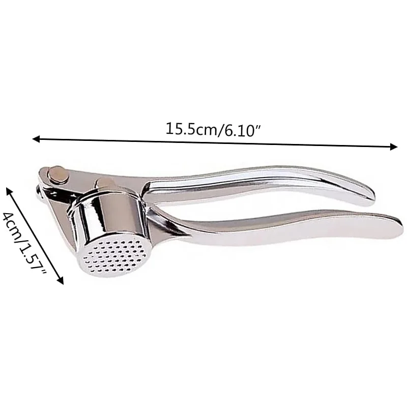 Stainless Garlic Press Nut Cracker - view 6