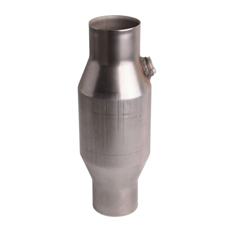2.5inch Spun Universal Catalytic Converter High Flow Stainless Steel Exhaust Catalytic Converter 1Pcs catalytic converter