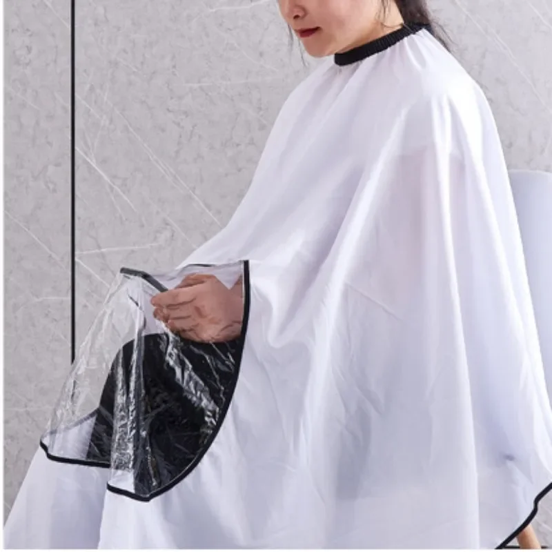Hairdressing Cape Barber Cape Transparent Viewing Window Waterproof Haircut Cloak Apron Barber Shop Tool haircut cape hairdressing cape