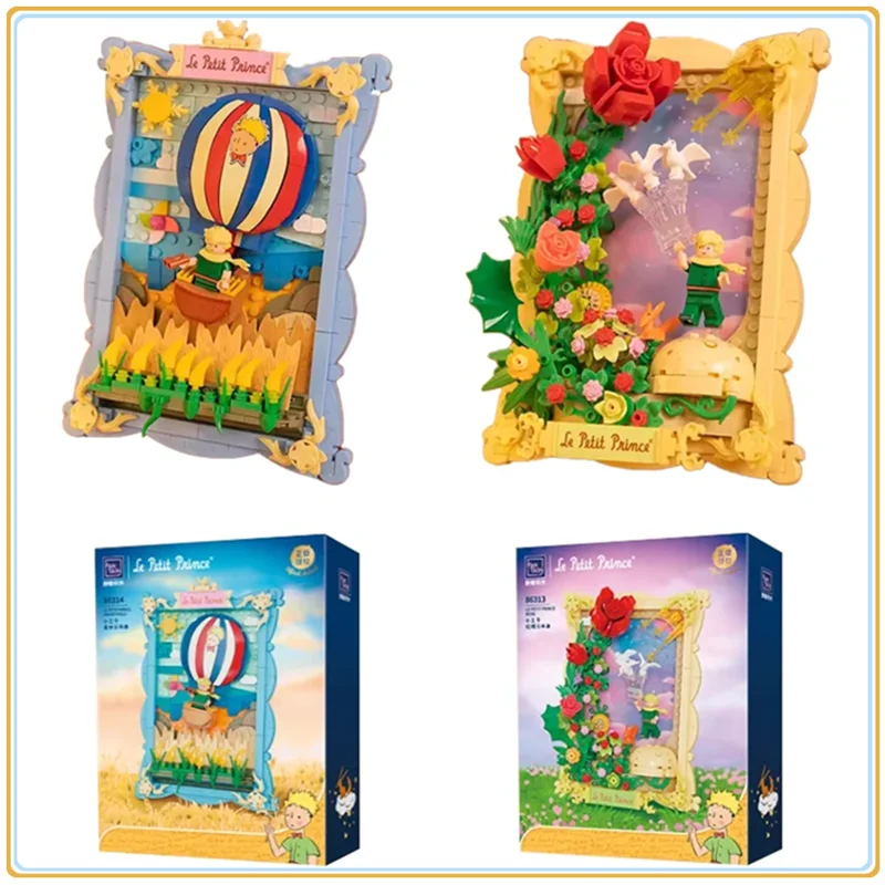 

Le Petit Prince Building Blocks Autostereogram Desktop Decoration Puzzle Assembling Model Toys Birthday Gifts for Boys and Girls