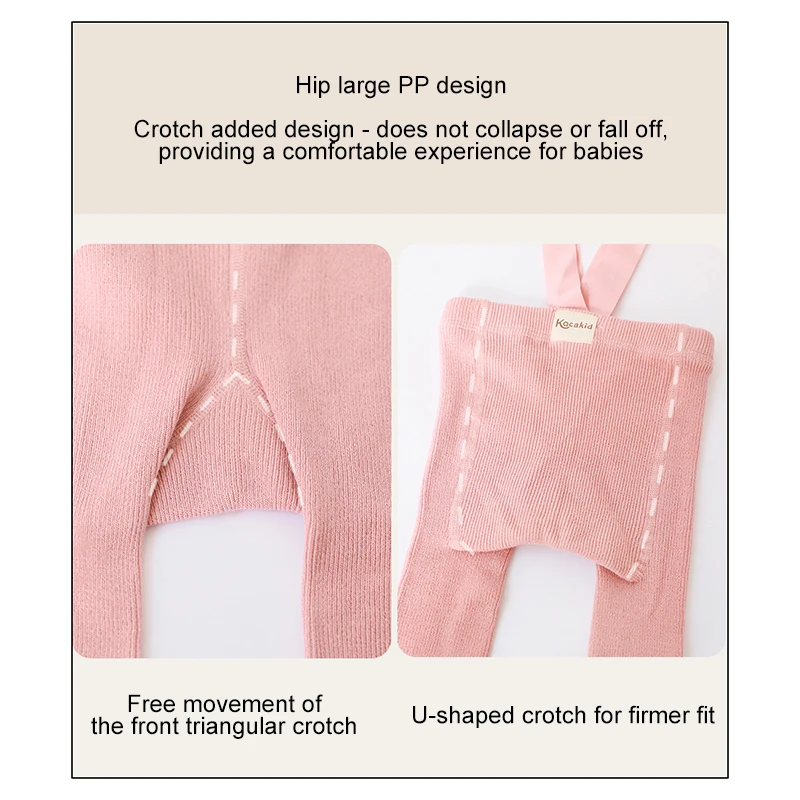 Adorable Toddler Tights with Bowknot Detail and Ruffled Hemline Stretchy Footed Pantyhose for Baby Girls