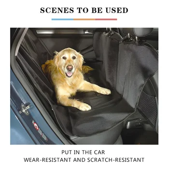 Car Rear Seat Cover Dog Mat Blanket Hammock Pup Travel Pad Protector Durable Fit Pet Protector for Car Truck SUV Waterproof Pads 6