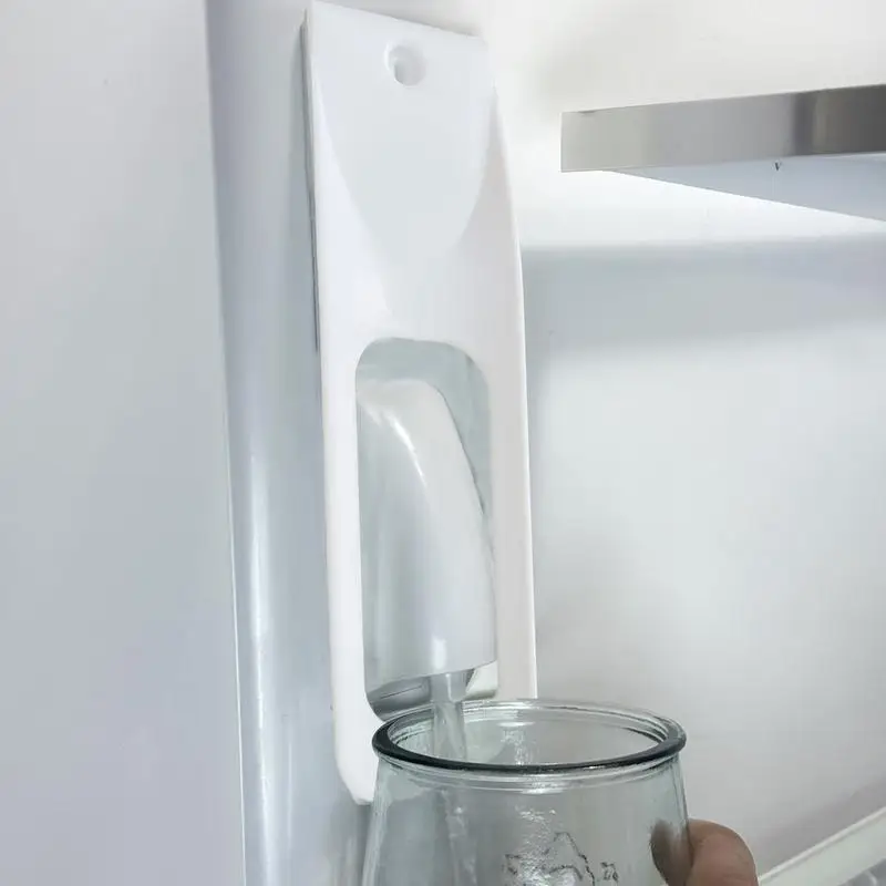 Refrigerator Water Button Refrigerator Water Dispenser Push Button One-Handed Operation Portable Fridge Dispenser