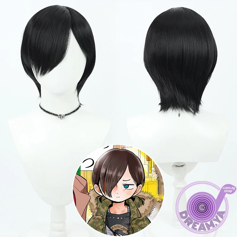 

Парик Ichikawa Kyoutarou для косплея, термостойкий синтетический парик с черными синтетическими волосами, для ролевых игр, для Хэллоуина, для карнавала