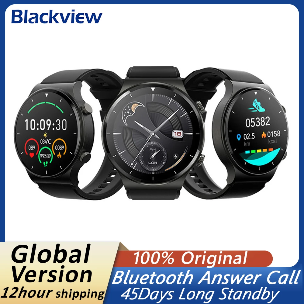 Blackview R7 Pro Smartwatch Bluetooth Answer Call Ip68 Waterproof 2022