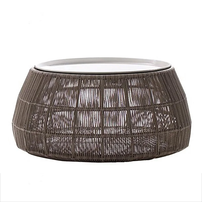 Outdoor Rattan Furniture Rainproof Sunscreen Sofa Courtyard Leisure Combination Furniture