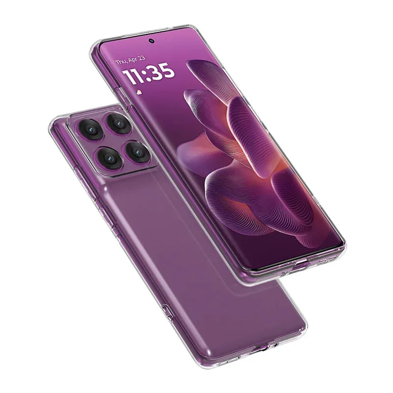 Clear Transparent Slim Soft TPU Phone Case - Simple Protective Cover