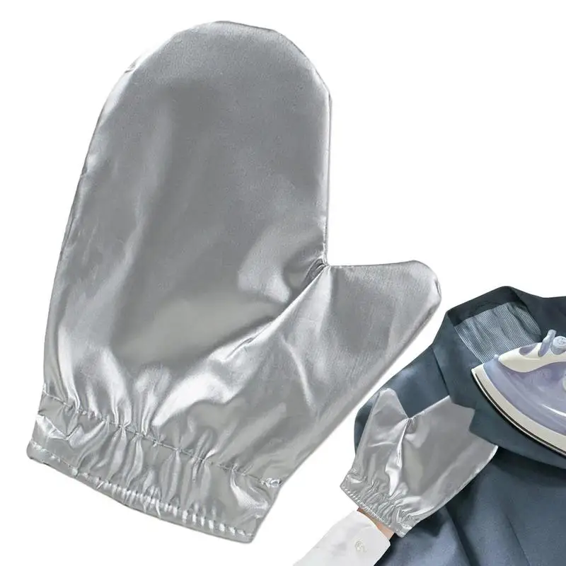 

Steamer Mitt Three-Layer Protective Heat Resistant Waterproof Silver Mittens Heat Mittens for Garment Steamer Ironing Mitt