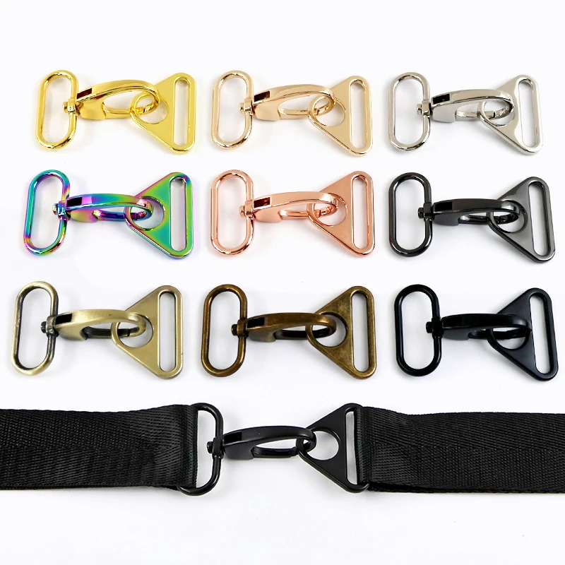 Versatile Metal Swivel Clasp Snap Hooks for DIY Crafts and Accessories
