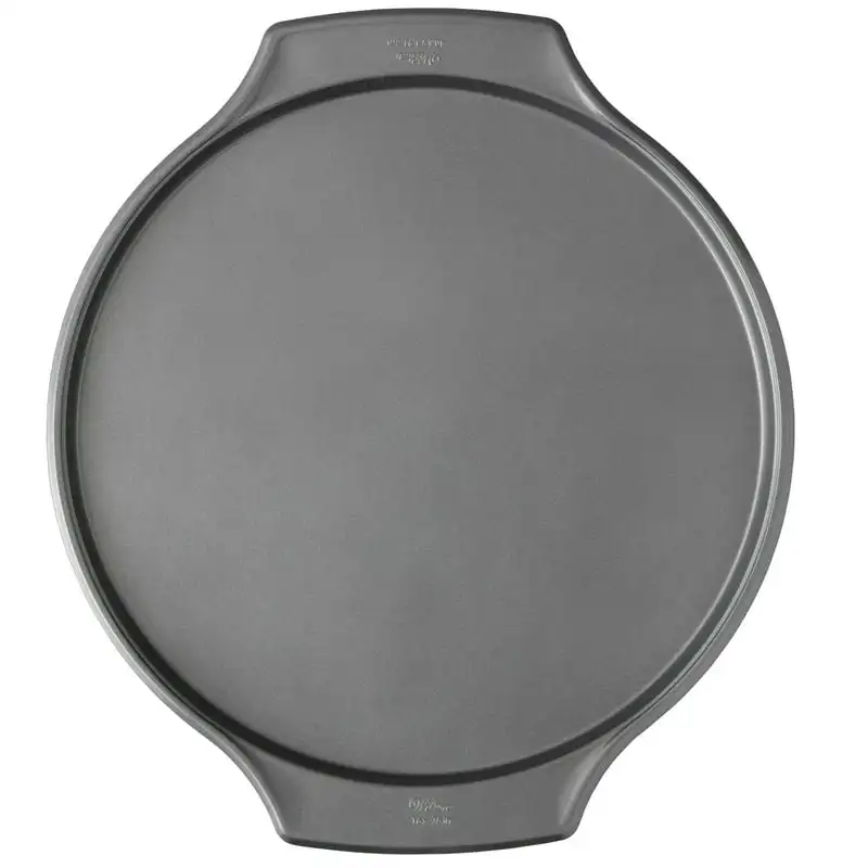

it Better Steel Non-Stick Pizza Pan, 16-inch in square cake pan Plate for cooking Baking tray for oven Air fryer liner Round ca