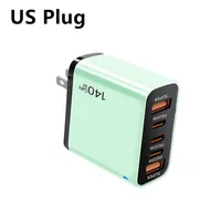 4-in-1 Type C Cable USB C PD Fast Charger 5 Ports Quick Charge Phone Adapter For iPhone Samsung Xiaomi Huawei OPPO Wall Charger 6