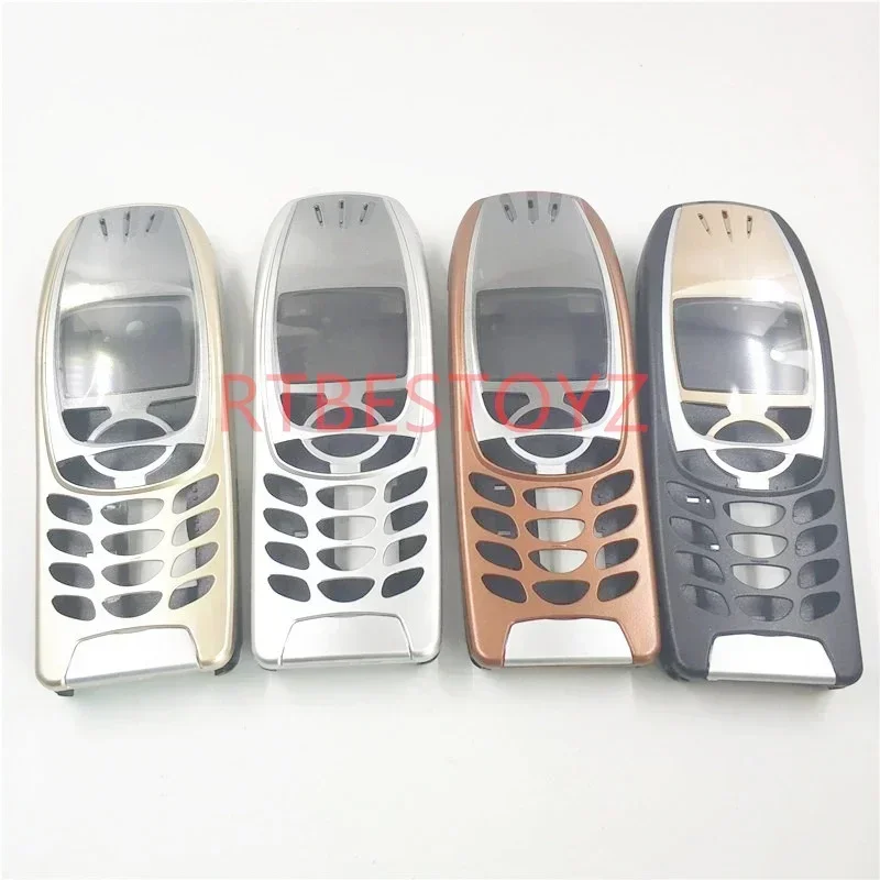 Full Housing Cover For Nokia 6310/6310i Panel - High-Quality Battery Door Back Cover In Black, Silver, Gold, Luxury Gold