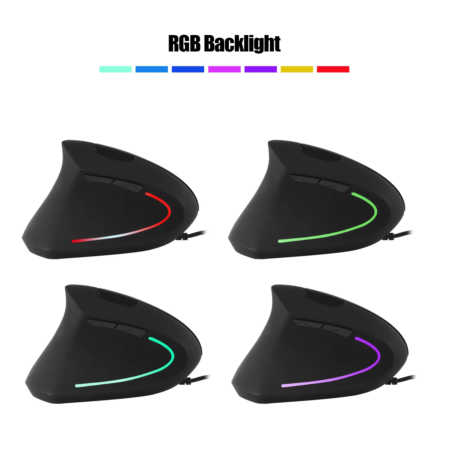 CHUYI Wired/Wireless Mouse Right/Left Hand Ergonomic Vertical Mouse Healthy 2.4G USB Optical With Pad For PC Laptop Desktop wireless mouse ergonomic mouse wired mouse