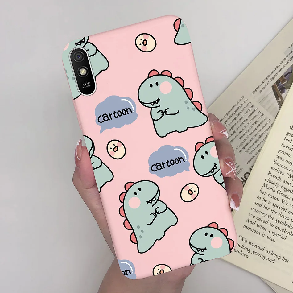 Fashionable Butterfly Heart Pattern Silicon Phone Cover for Xiaomi Redmi 9 Series