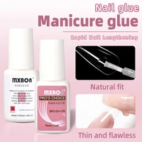 7g/1Bottle Fast Drying Nail Gule With Brush For False Nails Acrylic Fake Nails&Rhinestone Strong Adhesive Glue Manicure Tools #& 1
