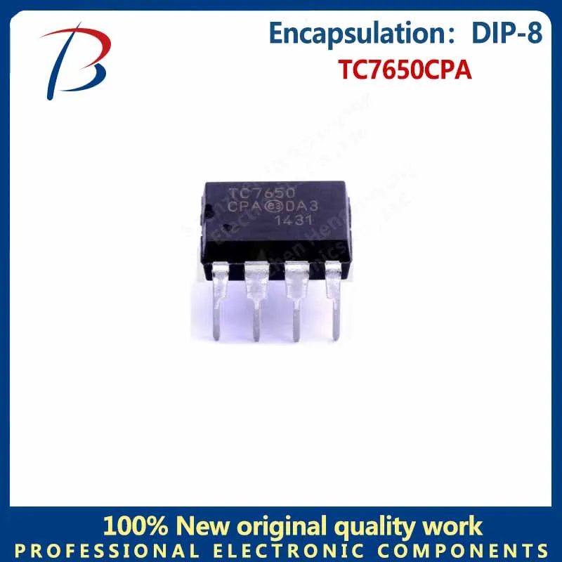 5 pezzi l'amplificatore operativo TC7650CPA è confezionato in DIP-8
