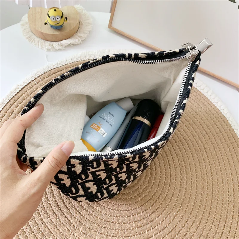 Storage Organizer Basket With Animal Print Beige Cotton Embroidery Baby  Diaper Clothes Toys Organizing Bag Crib Multi-Purpose - AliExpress