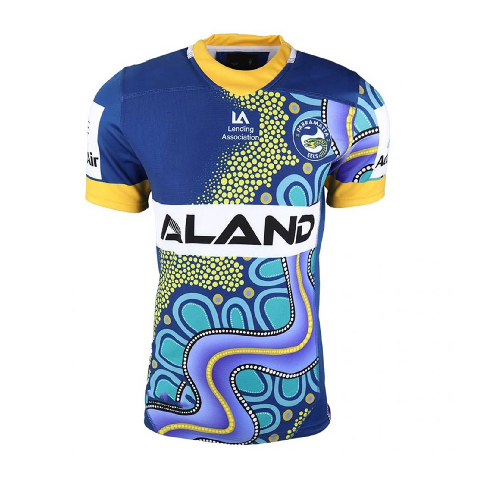Parramatta Eels 2021 Men's Replica Indigenous Rugby Jersey Rugby