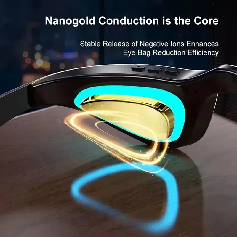 EMS Eye Massager 3D Eyes Relax Massager Pulse Massage Fatigue Relief Lighten Dark Circles Smooth Eye Fine Line Beauty Eye Care 4