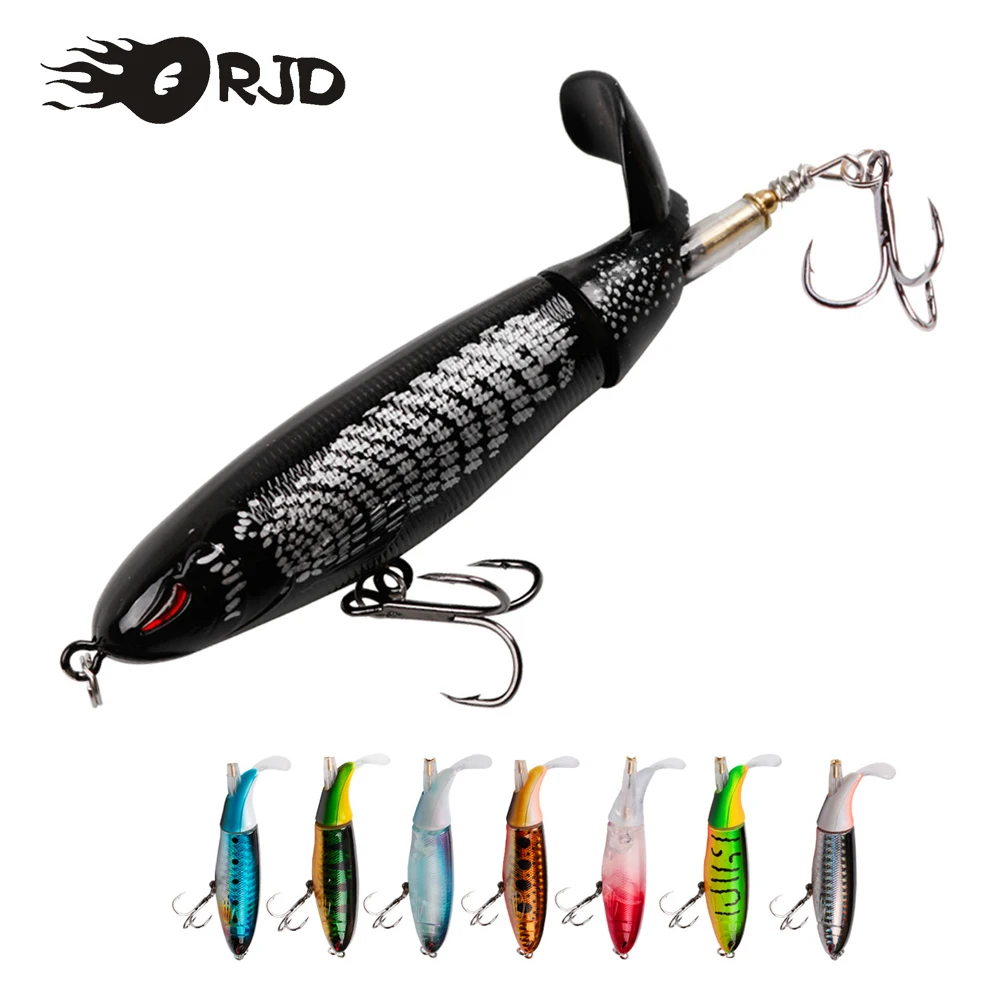 Orjd Whopper Plopper Paffuto Topwater Fishing Lure 13G 15G 36G Floating Lure Traina Crankbait Pike Hard Baits Esche Artificiali