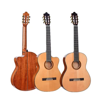 Kaysen 39 Inch Solid Spruce Top Cutway Classical Guitar