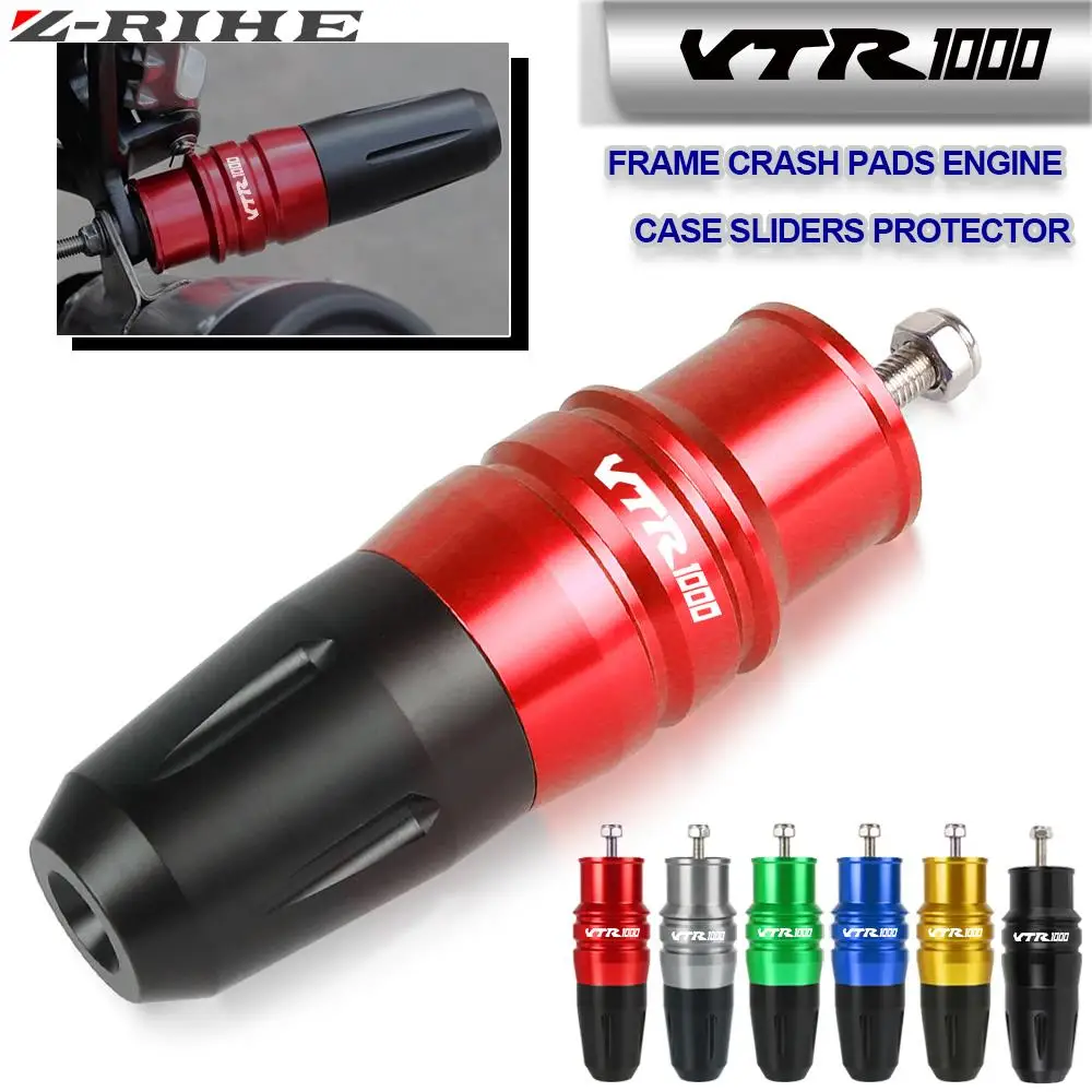 

Motorcycle Aluminum Frame Crash Pad Engine Case Sliders Protector For Honda VTR1000F VTR1000FV VTR1000R VTR1000 F FV R 1997-2005