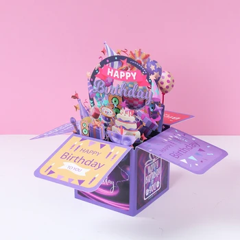 Pop-Up Birthday Greeting Card 1