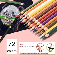 Pro Chalk-Pastel Color Pencils,Set of 24/72 Colors,Color Charcoal Pencils for Drawing Sketching Coloring Shading 3