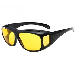Enhanced Night Vision UV Protection Unisex Sunglasses - Perfect for Driving and Outdoor Activities (NVDS - Yellow)