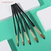 5pcs Artist Paint Brush Kit Professional Round Flat Angled Filbert Paintbrushes for Oil Acrylic Watercolor Face Craft Painting 3