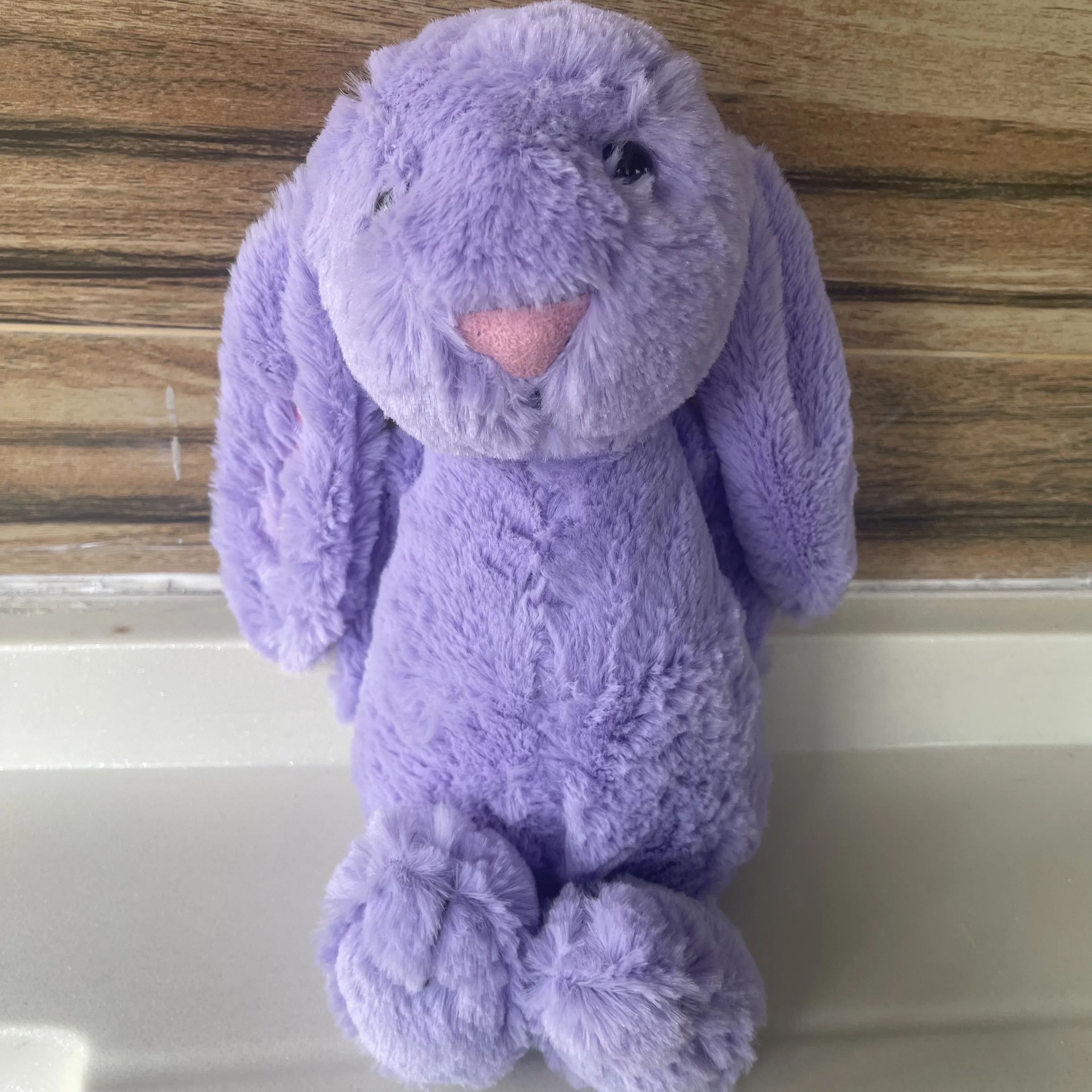 Personalized Customization Of Shy Bunny Cute Plush Toys Pink Exquisite Rabbit Embroidery Name Holiday Gift Doll plush toys