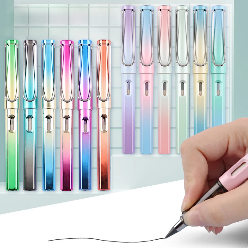 Gradient Infinity Pencils No Sharpening Pencils No Ink Kawaii Unlimited Pens Art Supplies School Stationery Nib Eraser 1 Gradient Infinity Pencils No Sharpening Pencils No Ink Kawaii Unlimited Pens Art Supplies School Stationery Nib Eraser 1