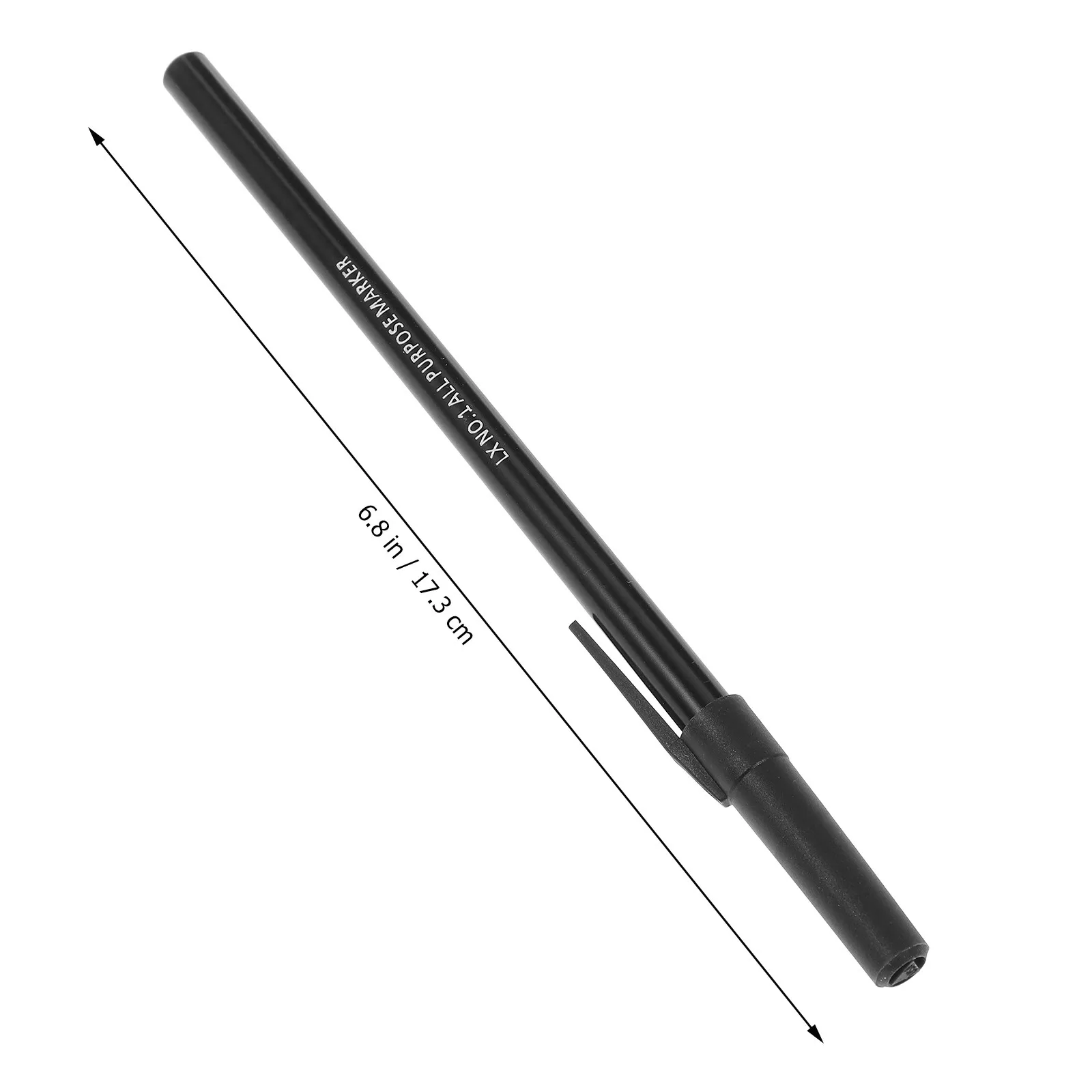 5Pcs 의류 라벨 펜 세탁실용 검정색 영구 마커 세탁 가능한 직물 이름표 드라이 클리닝 마킹 펜