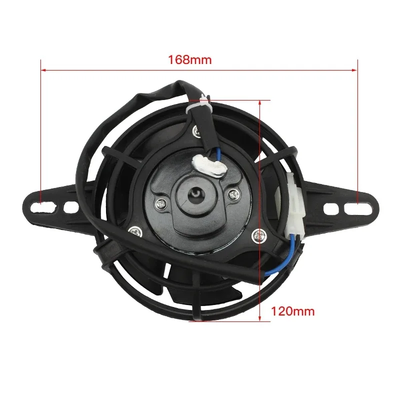 Motorcycle 125CC-250CC Engine Cooling Fan Oil Radiator with Fan Screws Parts Dirt Bike Engine Conversion Parts