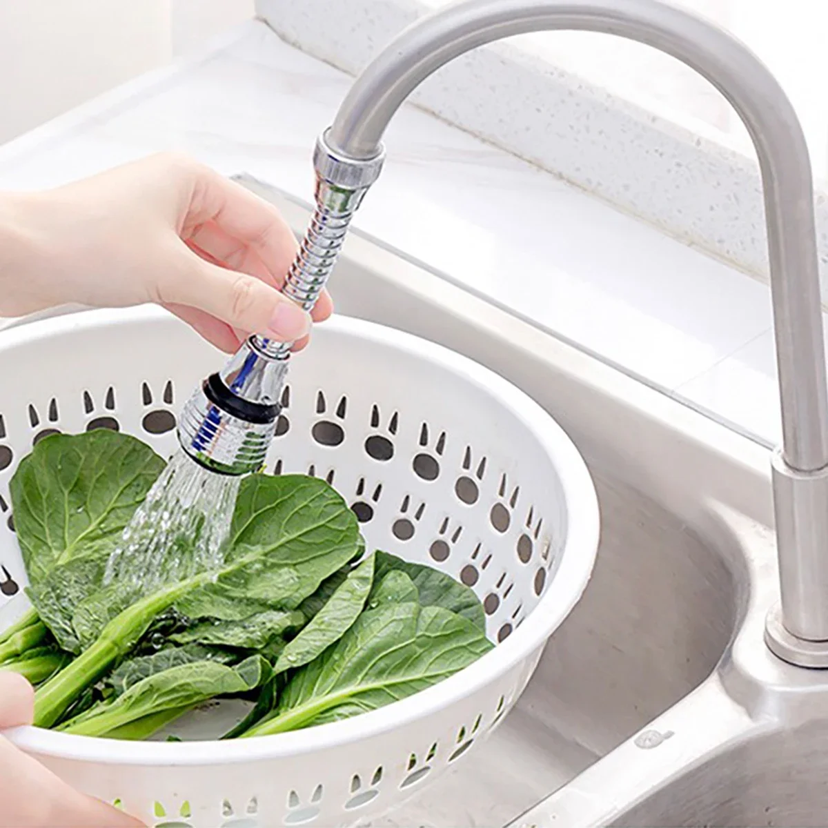 360° Adjustment Kitchen Faucet Accessories Faucet Extender Splash Proof Faucet Extender Save Bathroom Sink Kitchen Spout